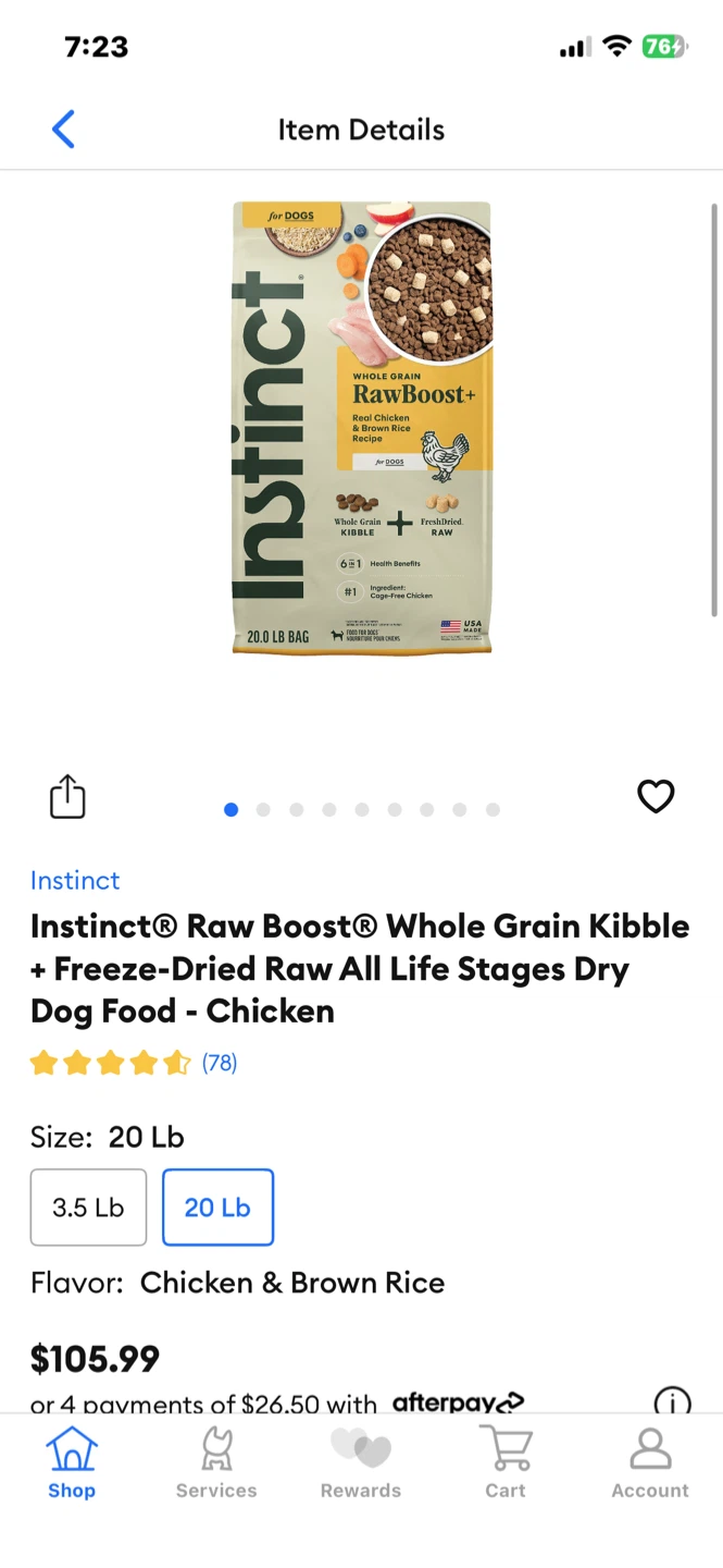 Instinct All Life Stages Dog Food - photo 3