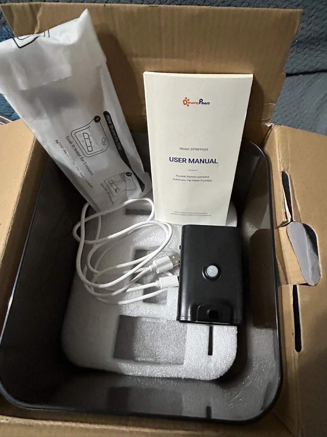 New-Downy Paws Automatic Pet Water Fountain - photo 3