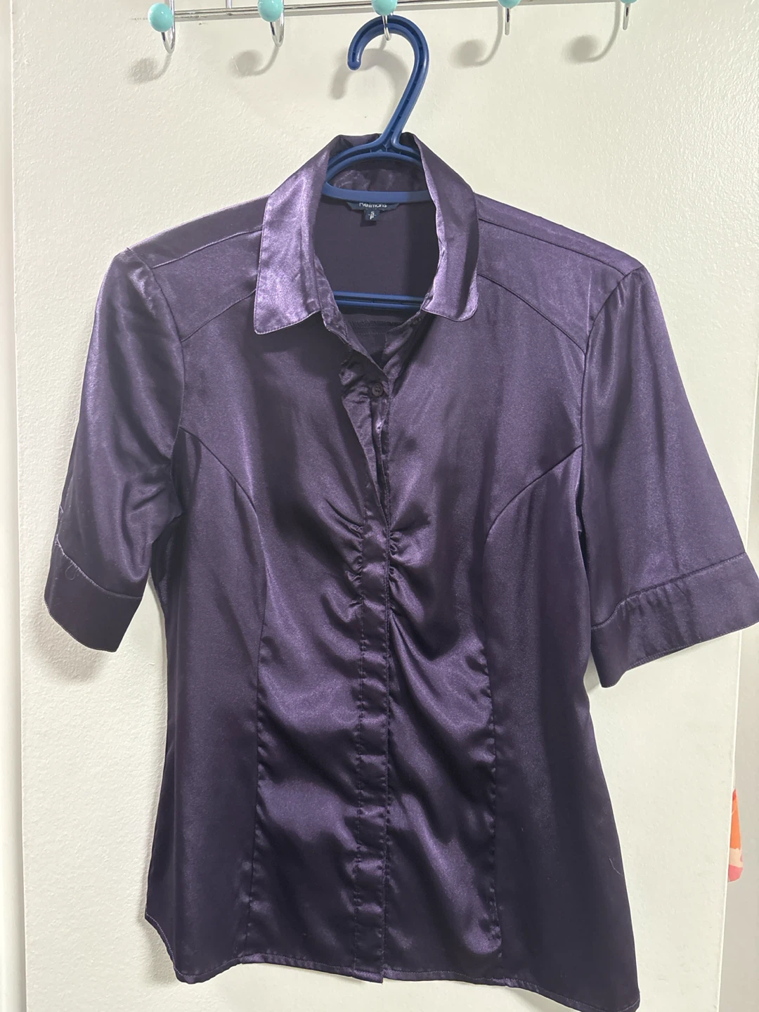 Reitmana Purple Satin Blouse