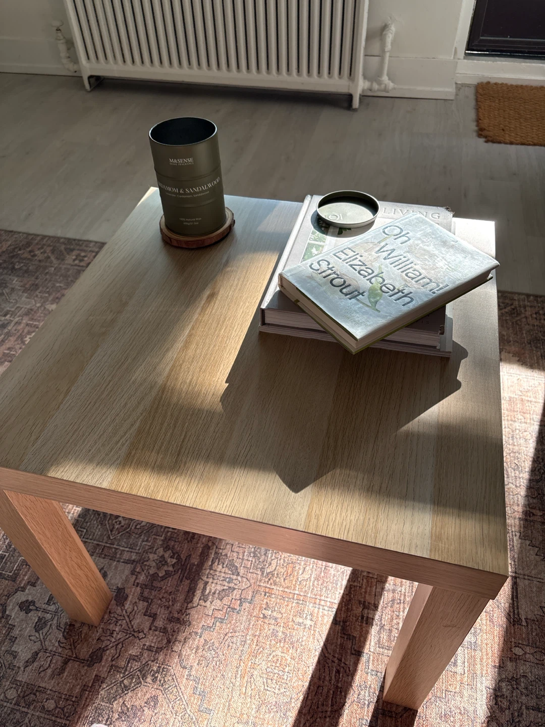 IKEA Light wood square coffee table