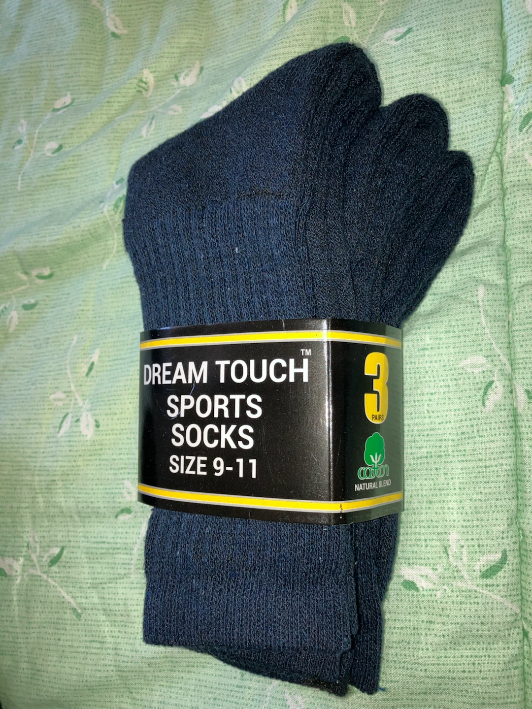 Dream Touch Sports Socks - 3 Pairs - Size 9-11