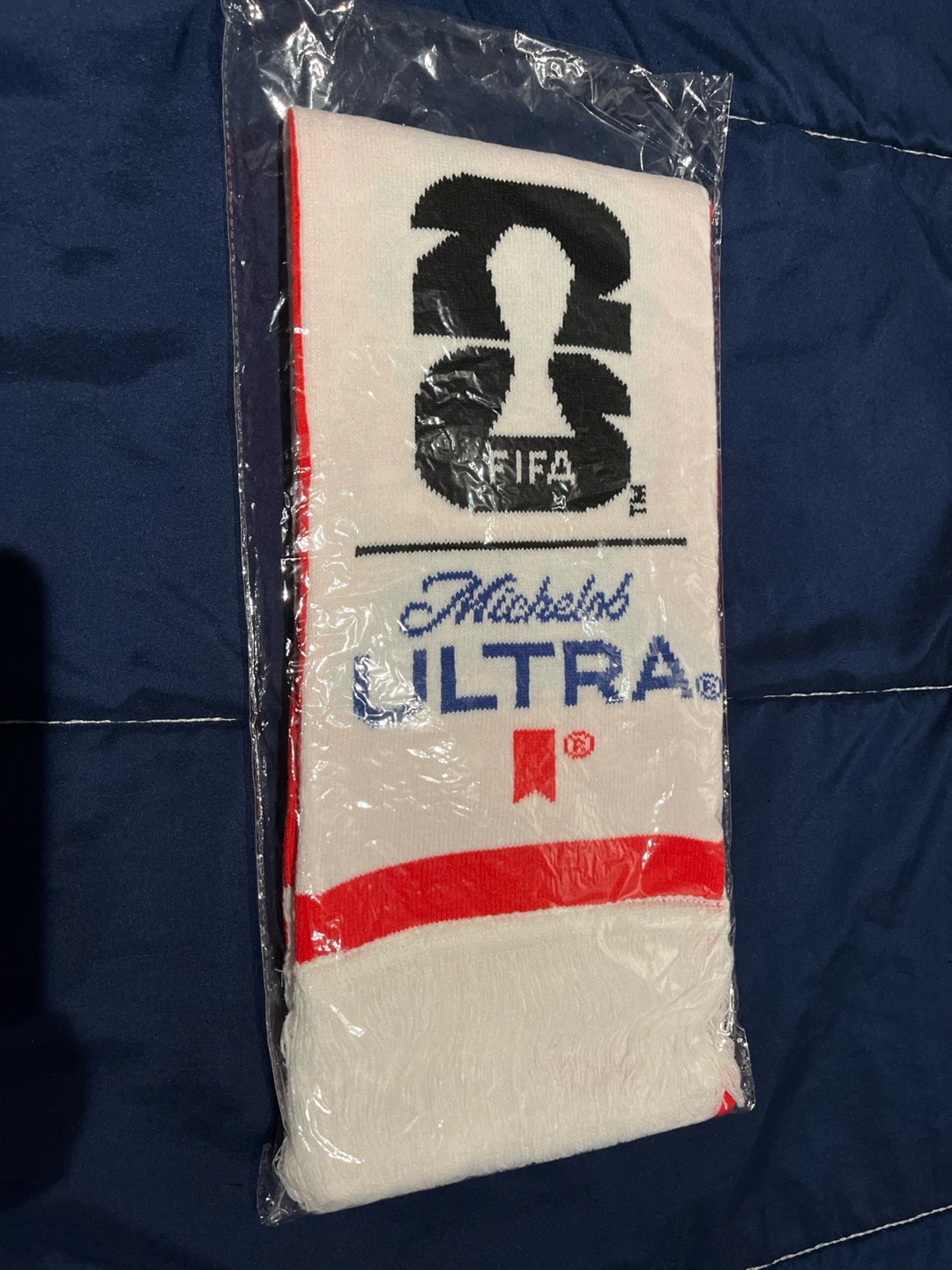 Michelob Ultra FIFA Scarf—new
