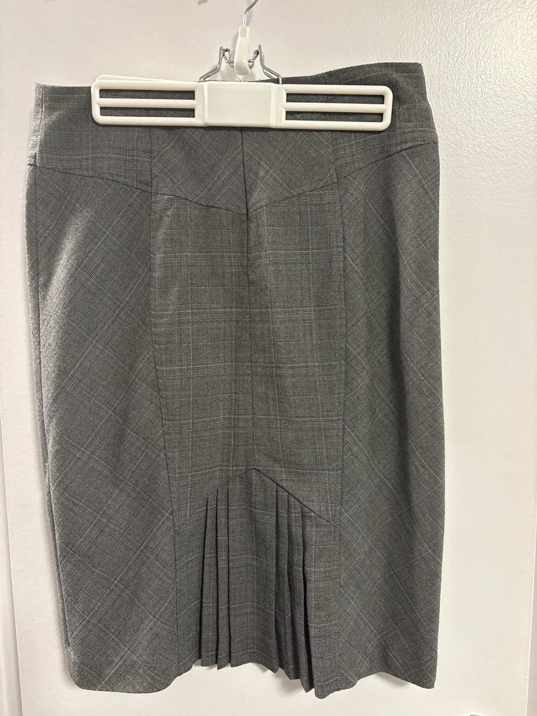 Cleo size 6 Grey Plaid Pencil Skirt - photo 2