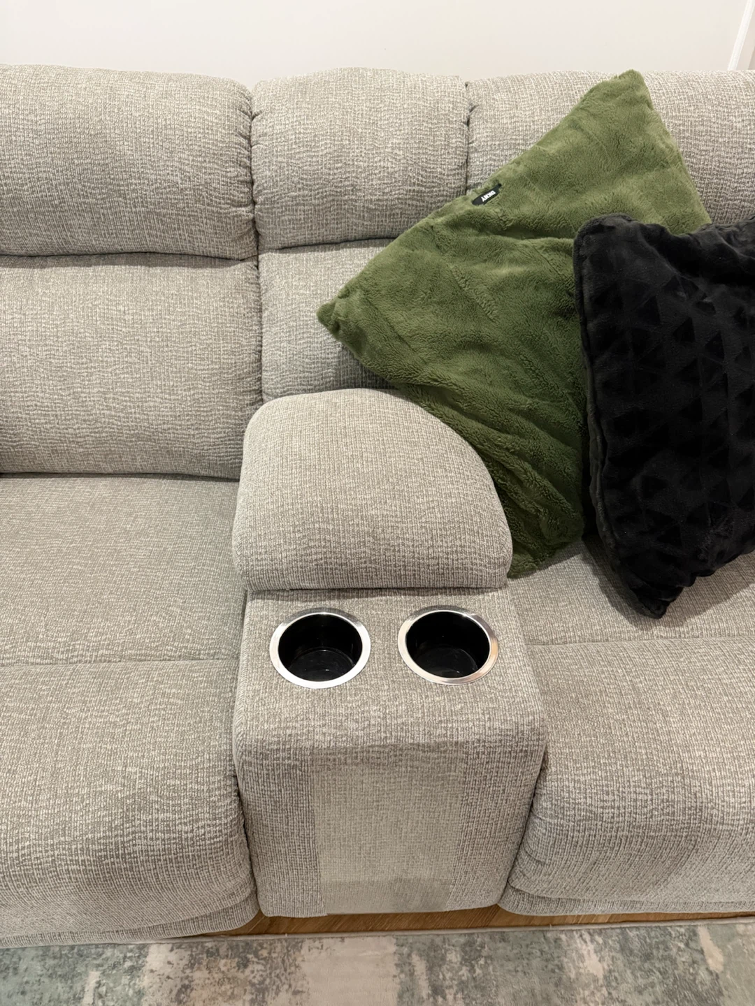 Light Gray Sectional Sofa with Chaise - photo 3
