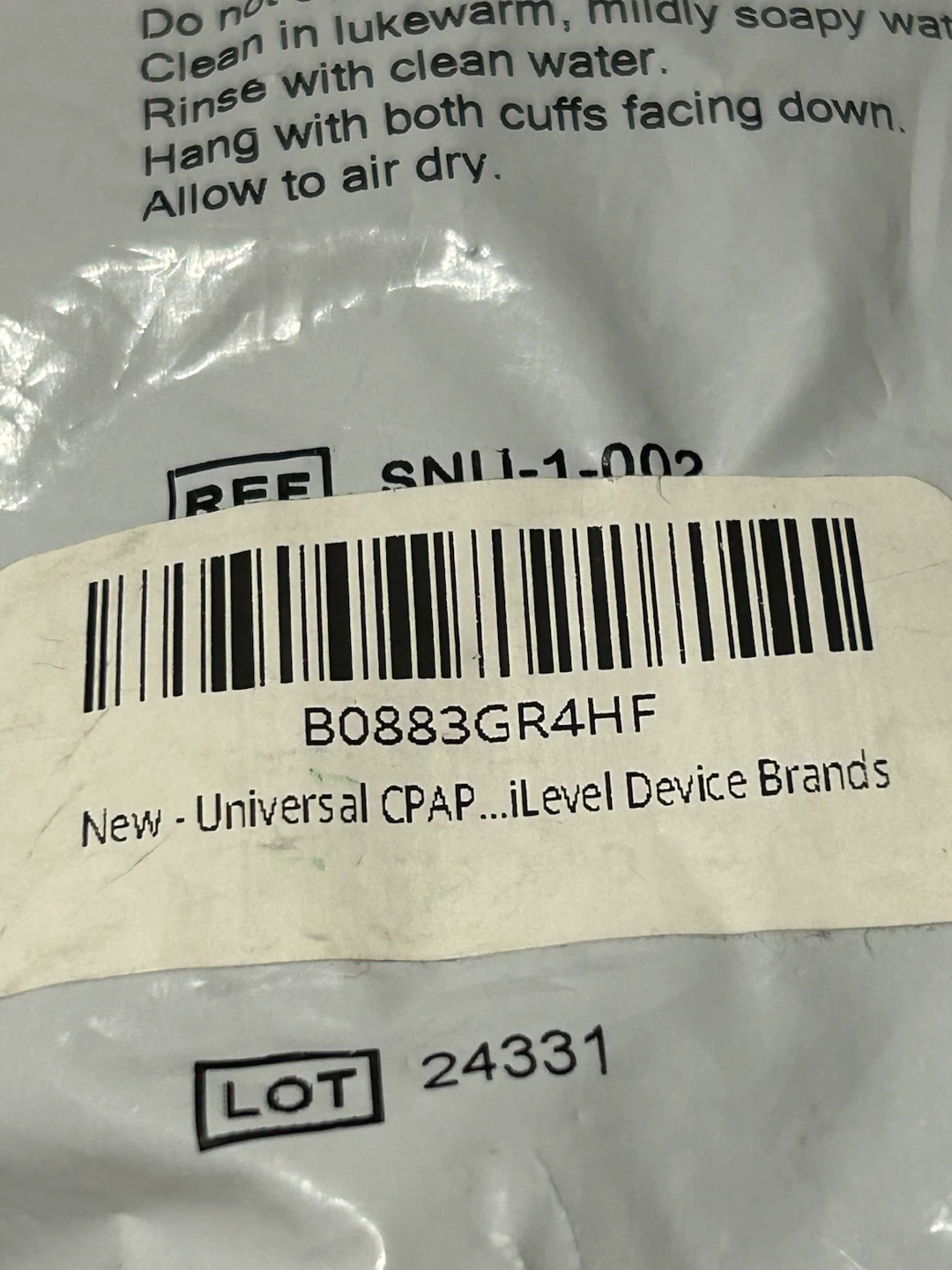 New-Snugell 2x CPAP Universal Tubing 6 Foot - photo 3