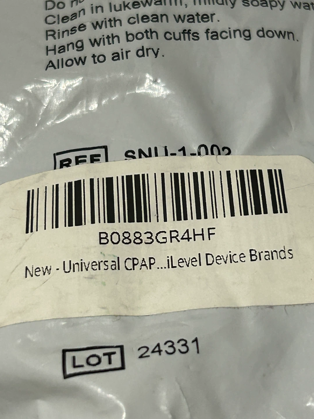 New-Snugell 2x CPAP Universal Tubing 6 Foot - photo 4