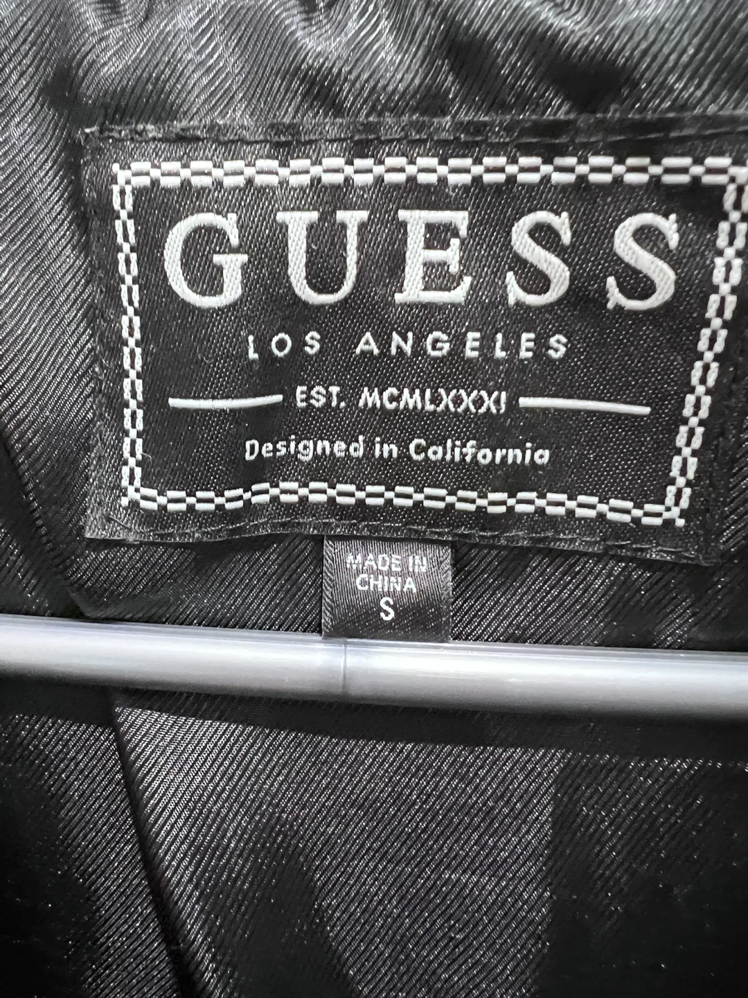Guess Black Puffer Jacket Size Small - photo 5