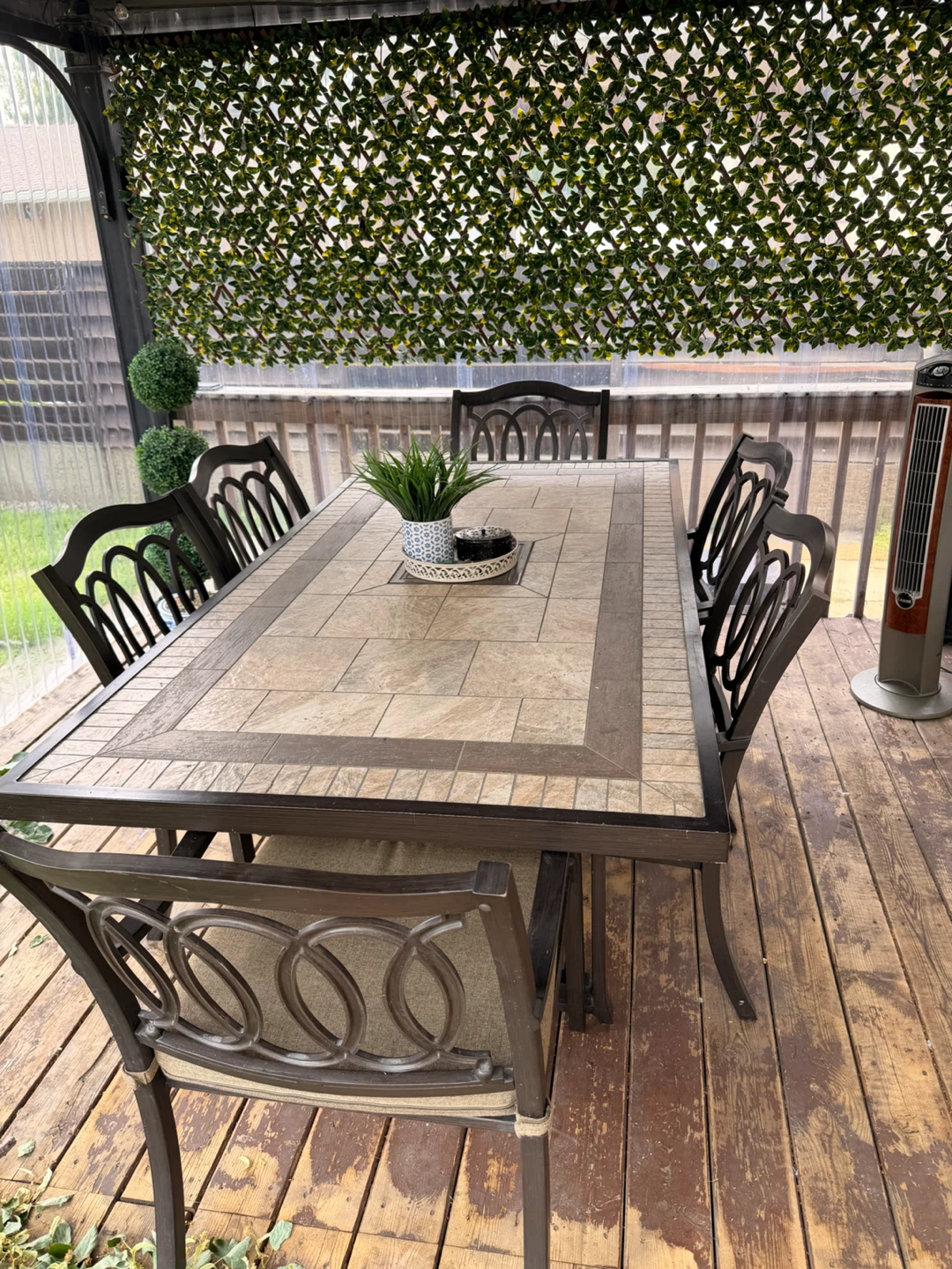 Outdoor Dining Set with 6 Chairs - photo 2
