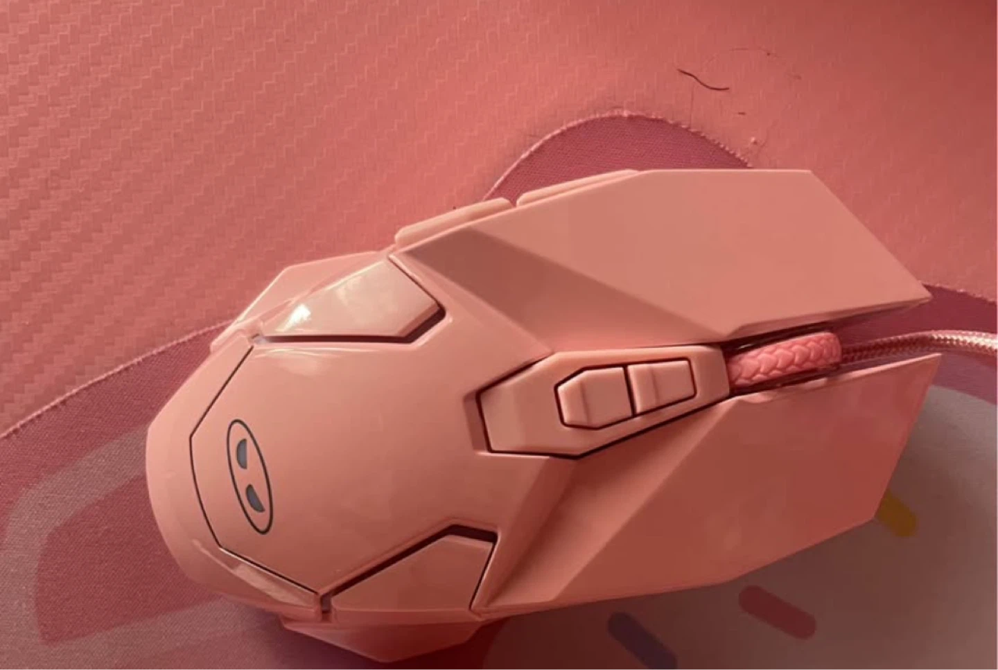 Pink Gaming Mouse