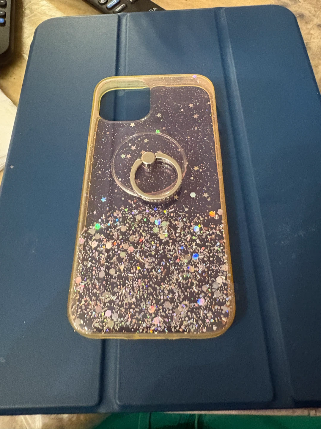 Sparkly Glitter Phone Case with Ring Holder - photo 2