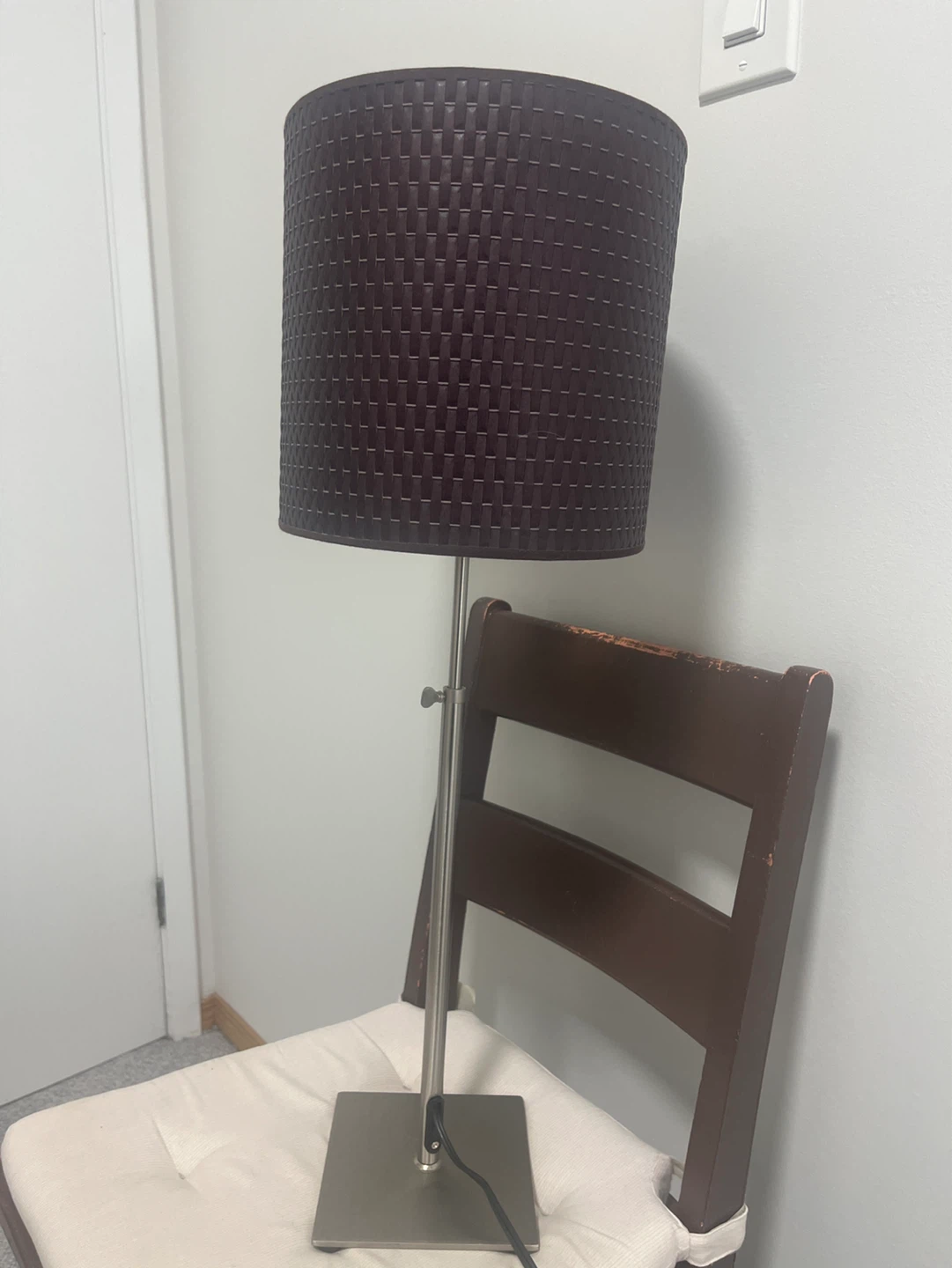 Woven Drum Table Lamp - photo 2