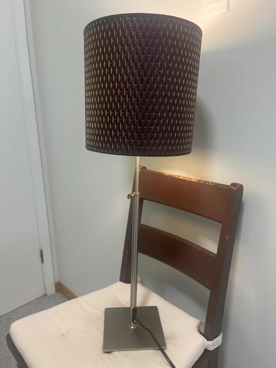 Woven Drum Table Lamp