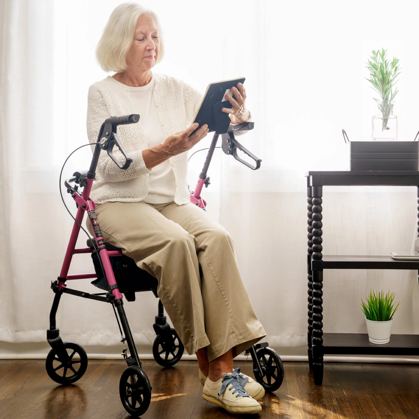 CAREX STEP 'N REST® ROLLING WALKER - New - photo 2