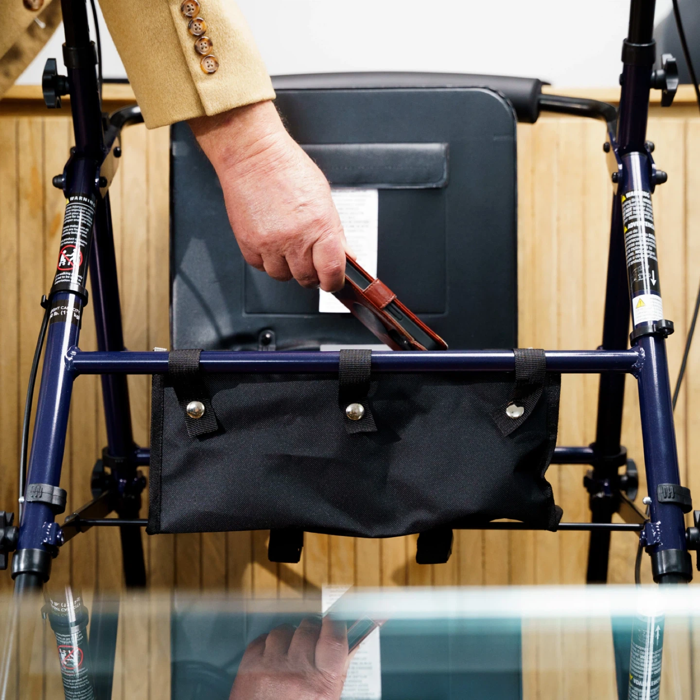 CAREX STEP 'N REST® ROLLING WALKER - New - photo 4
