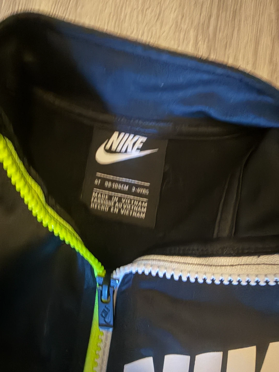 Nike Kids Tracksuit Set Black Neon Zip - photo 2