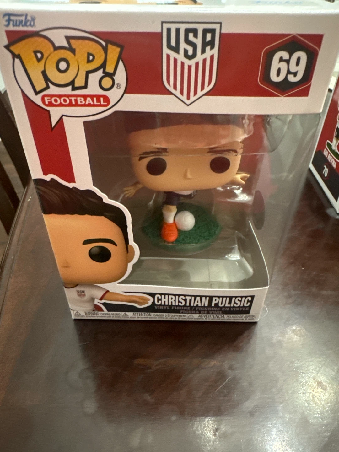 Funko Pop! Football Christian Pulisic Vinyl Figure #69