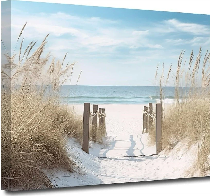 New Coastal Wall Art Seascape Canvas Print