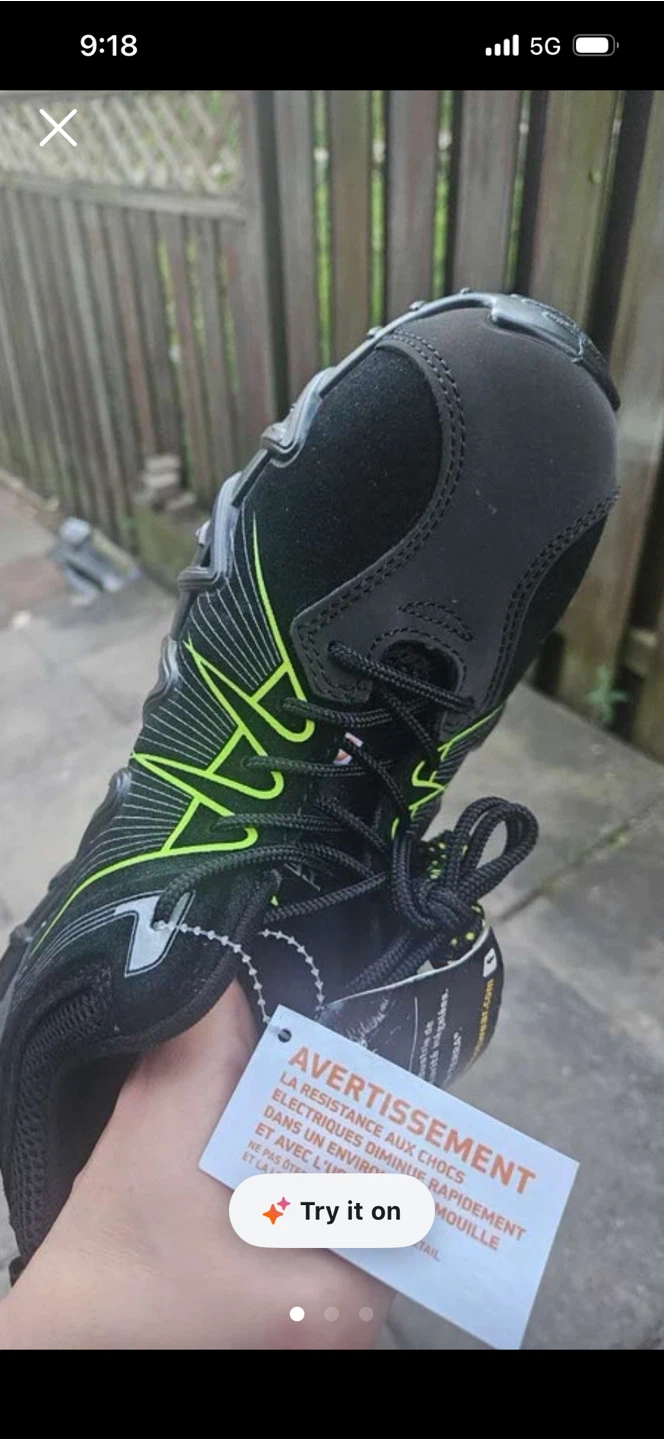 Terra Footwear Work Boots - Black/Green - photo 3