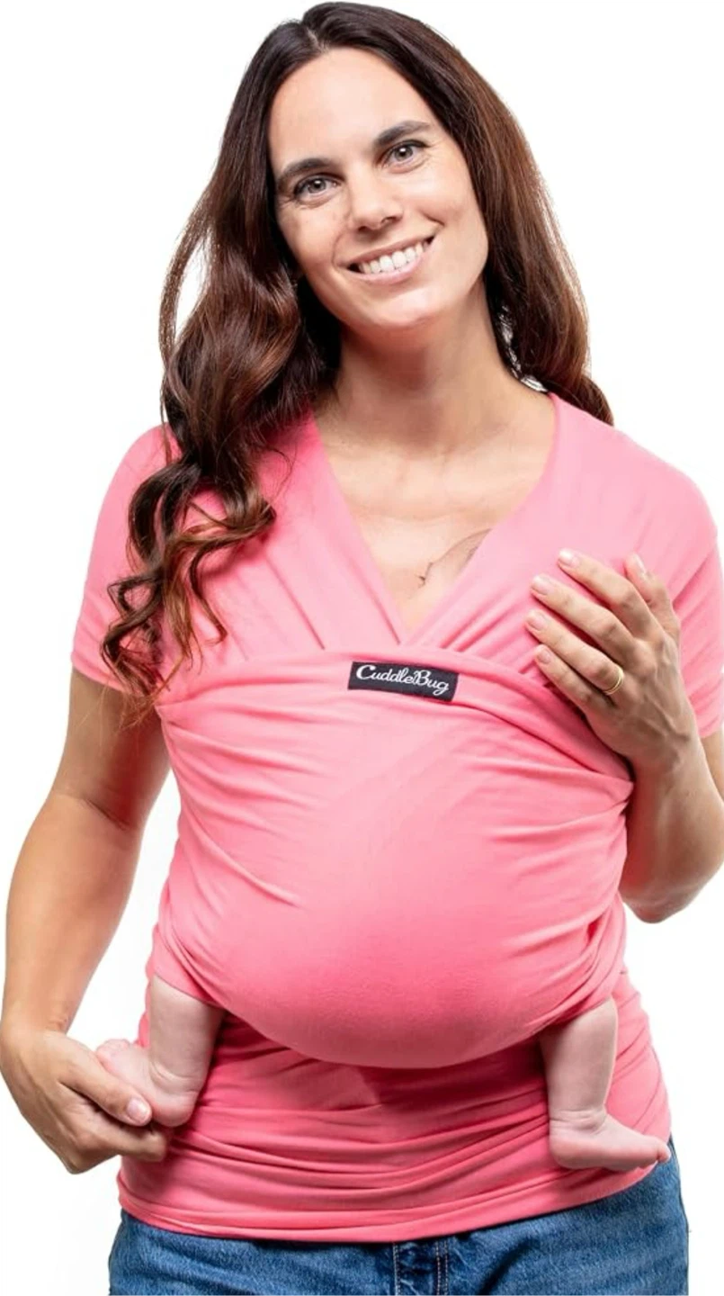 Factory Sealed CuddleBug Baby Sling Carrier, Pink