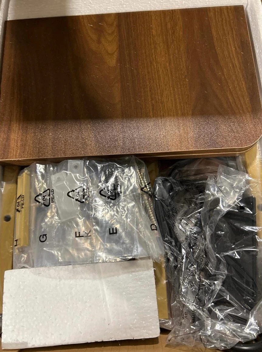 Brand New in Box Nightstand with Socket Walnut - photo 3
