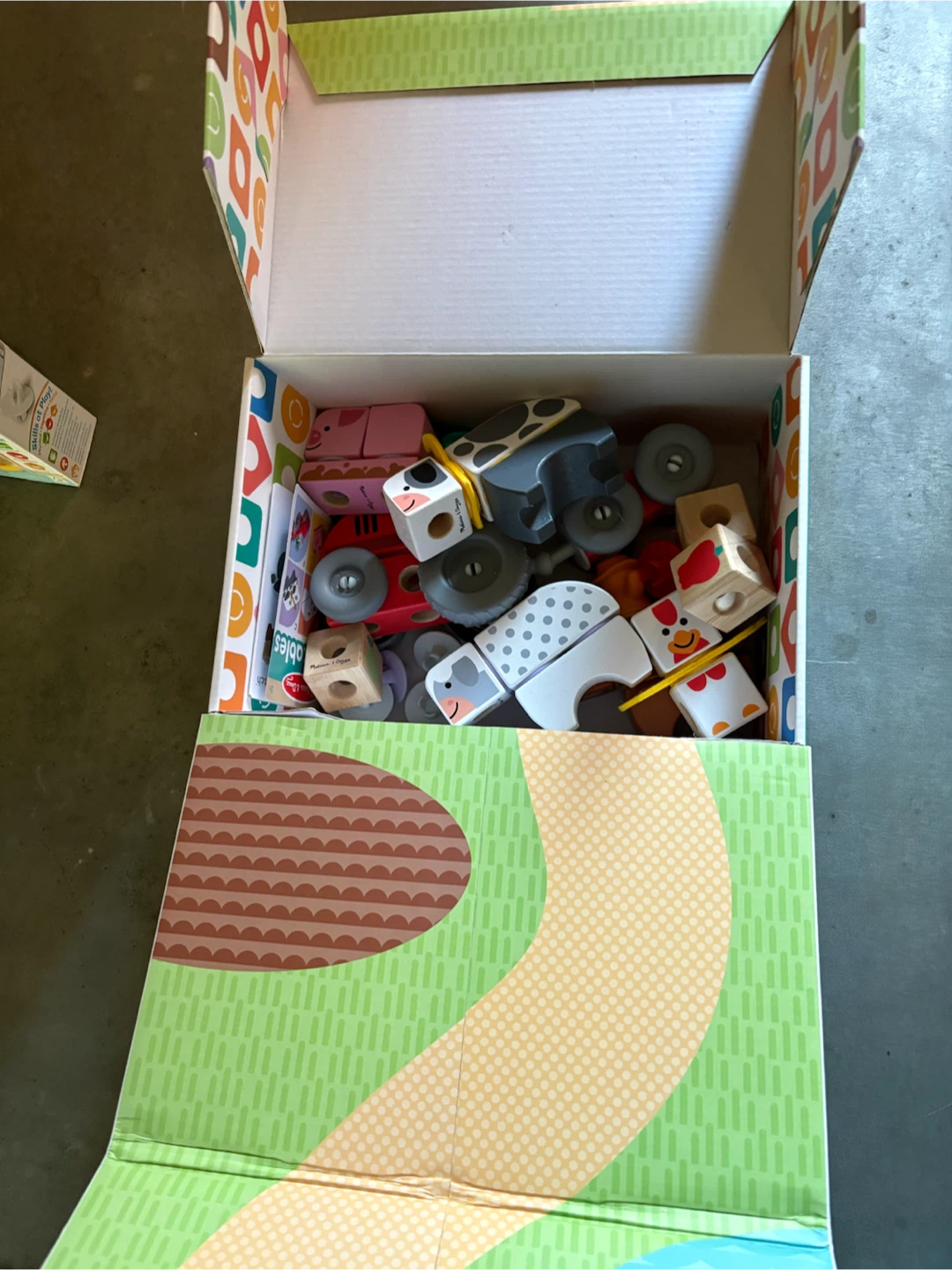 Melissa & Doug Blockables Farm Wooden Building Blocks Set - photo 4