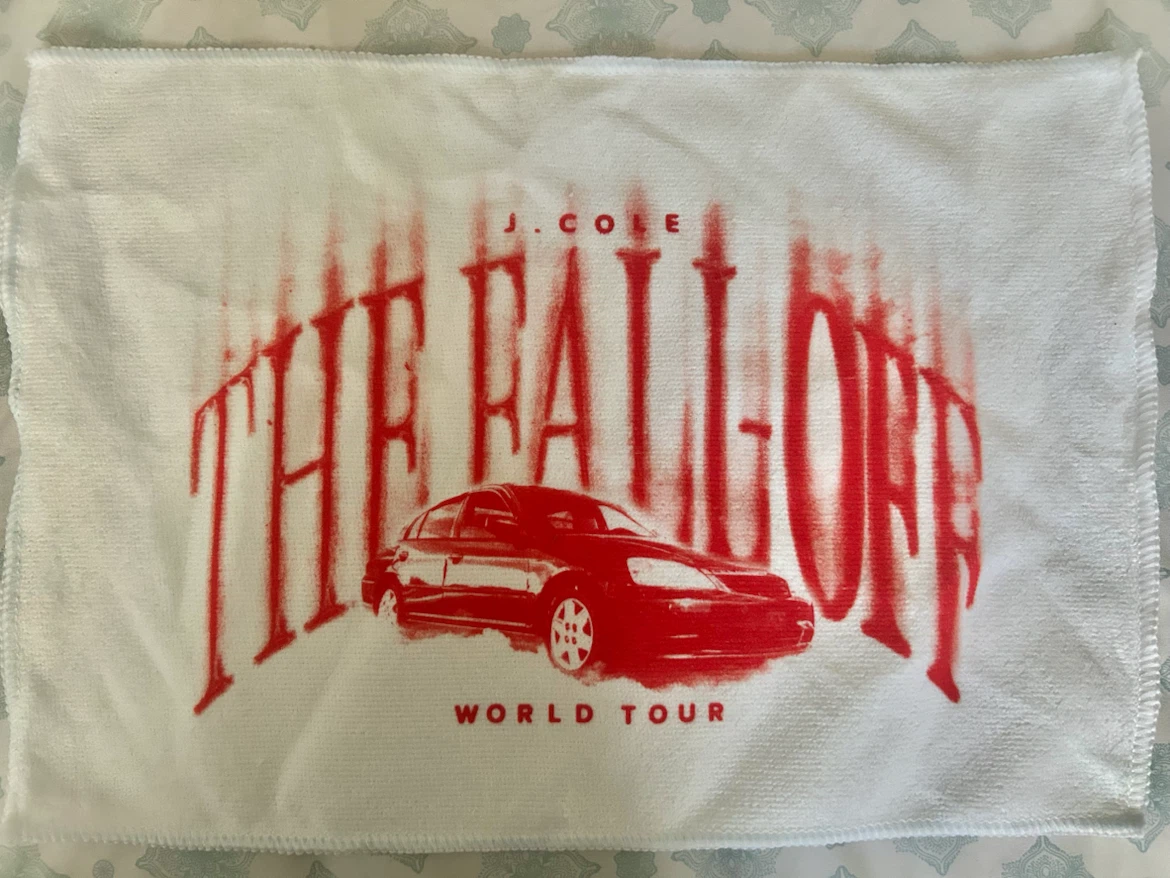 J. Cole The Fall Off World Tour Towel