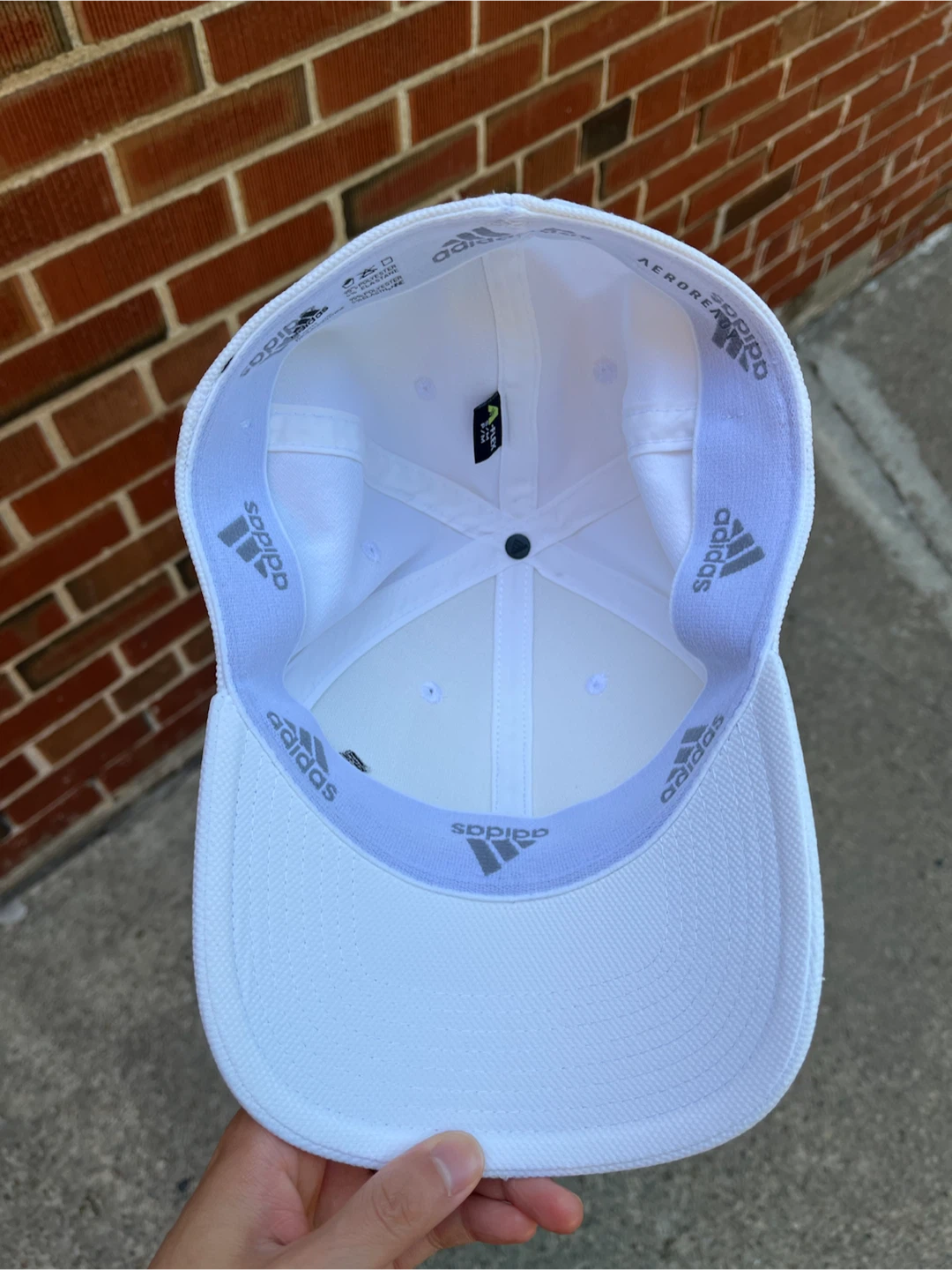 LIKE-NEW 🧢 Unisex Adidas White Baseball Cap - photo 3