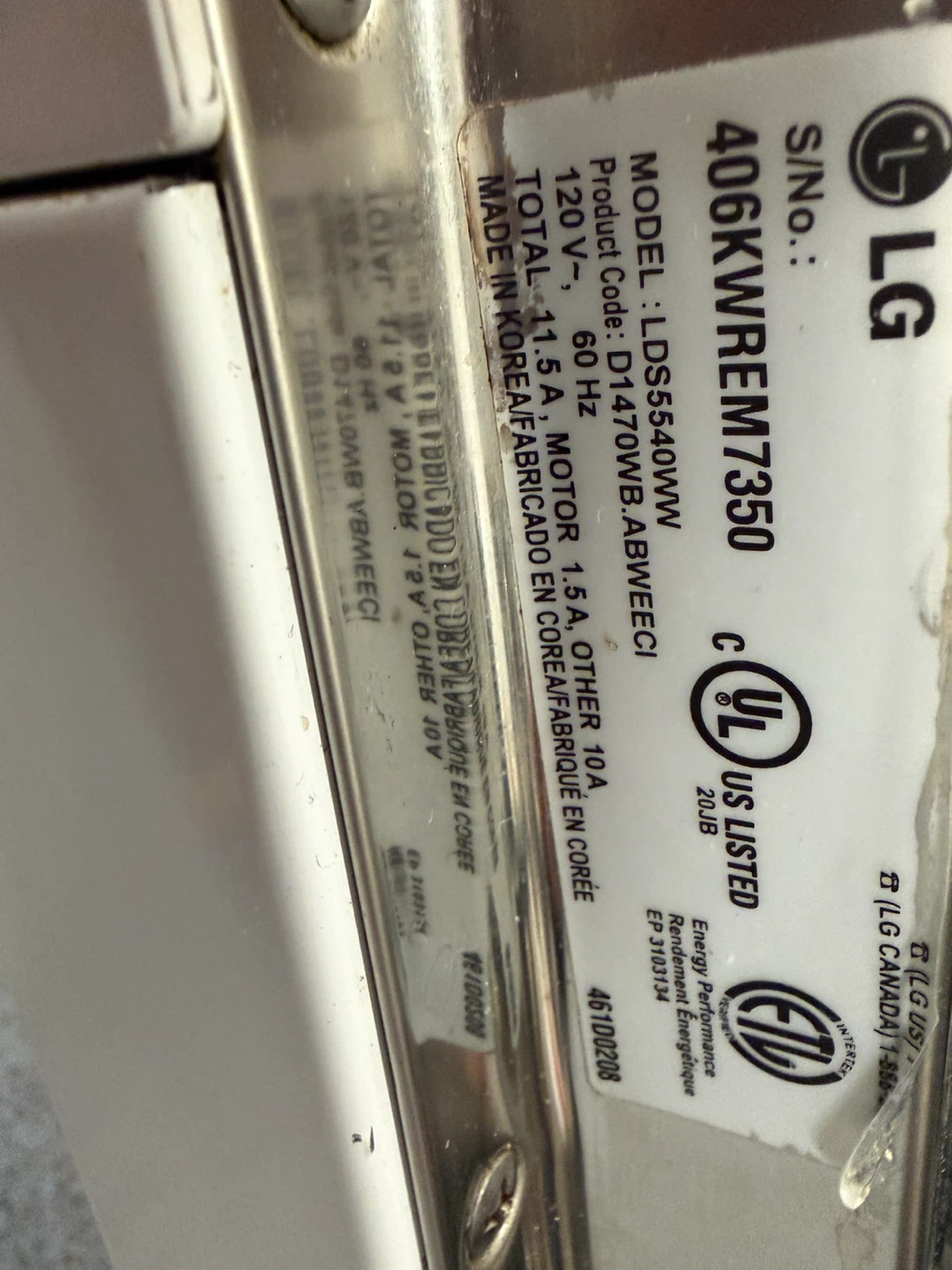 LG Dishwasher - photo 2