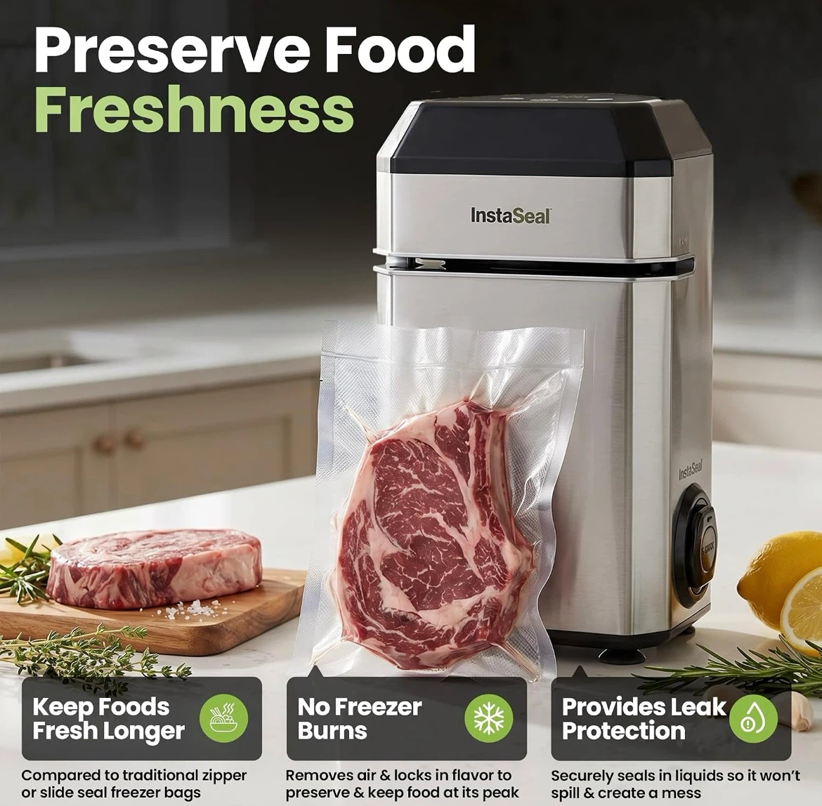 InstaSeal Upright Bag Vacuum Sealer - photo 2