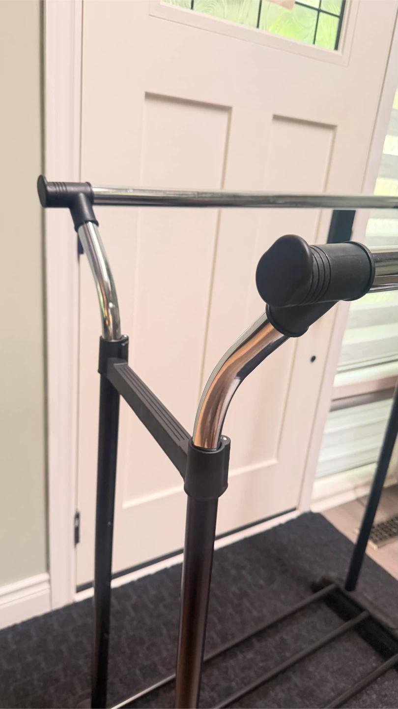 Adjustable Rolling Garment Rack - photo 2