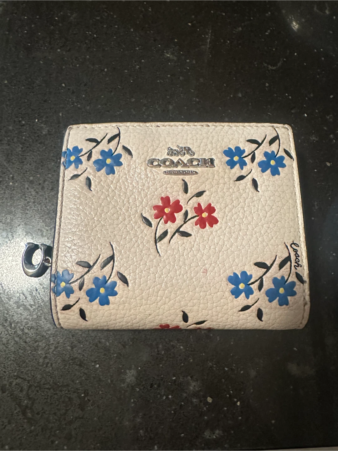 Coach Wallet Antique Floral/Chalk