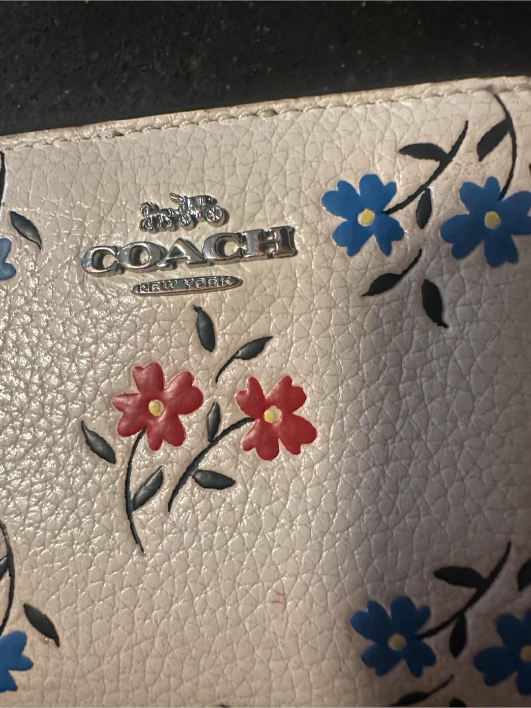 Coach Wallet Antique Floral/Chalk - photo 2