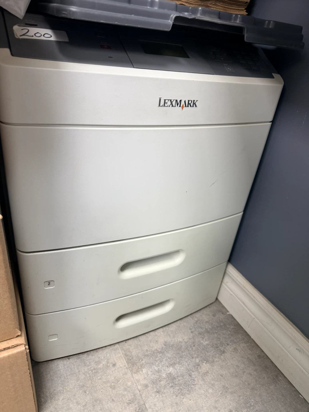 Lexmark T652dn Printer 2 tray