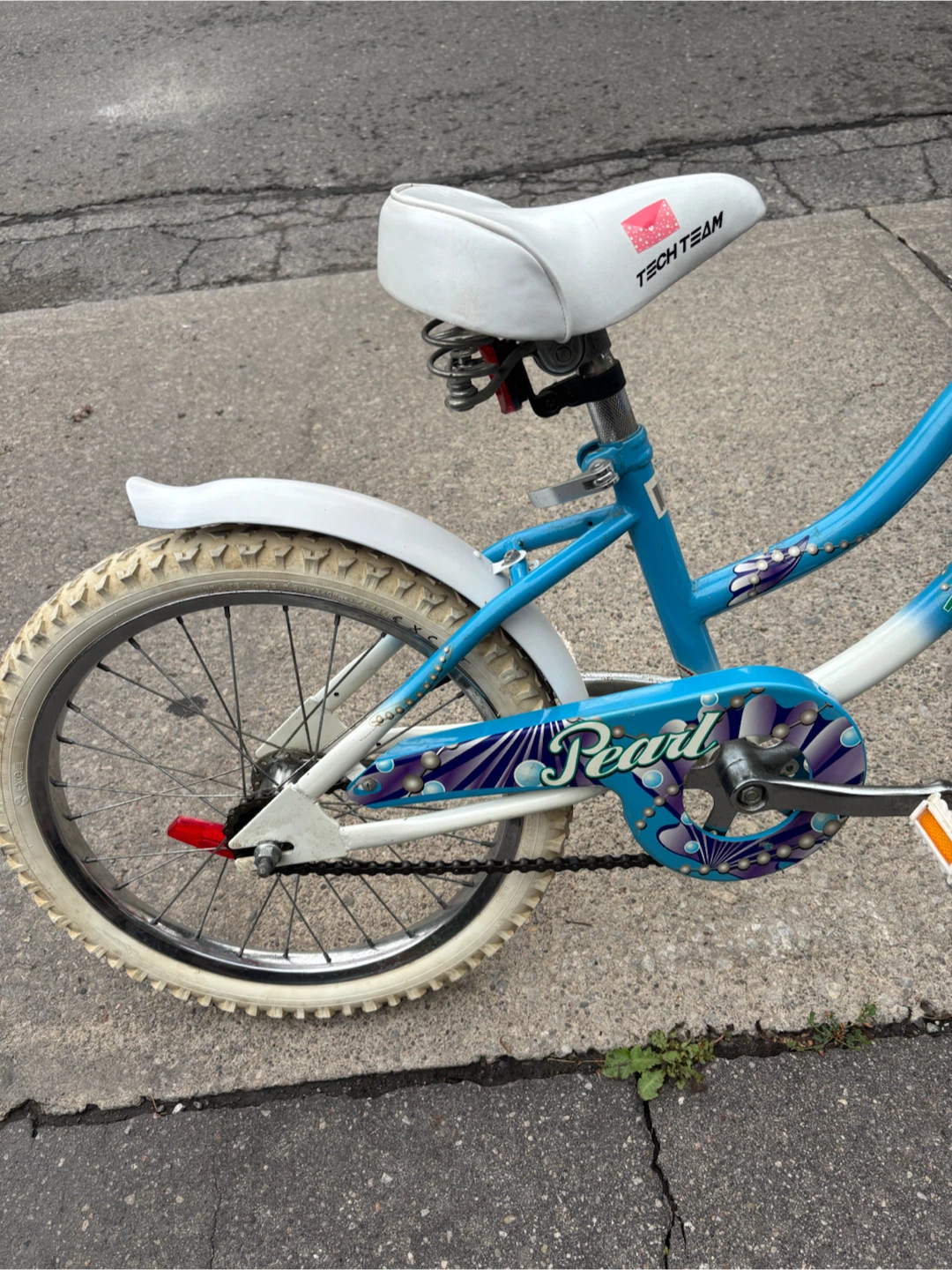 Blue and White "Pearl" Kids Bike - photo 5