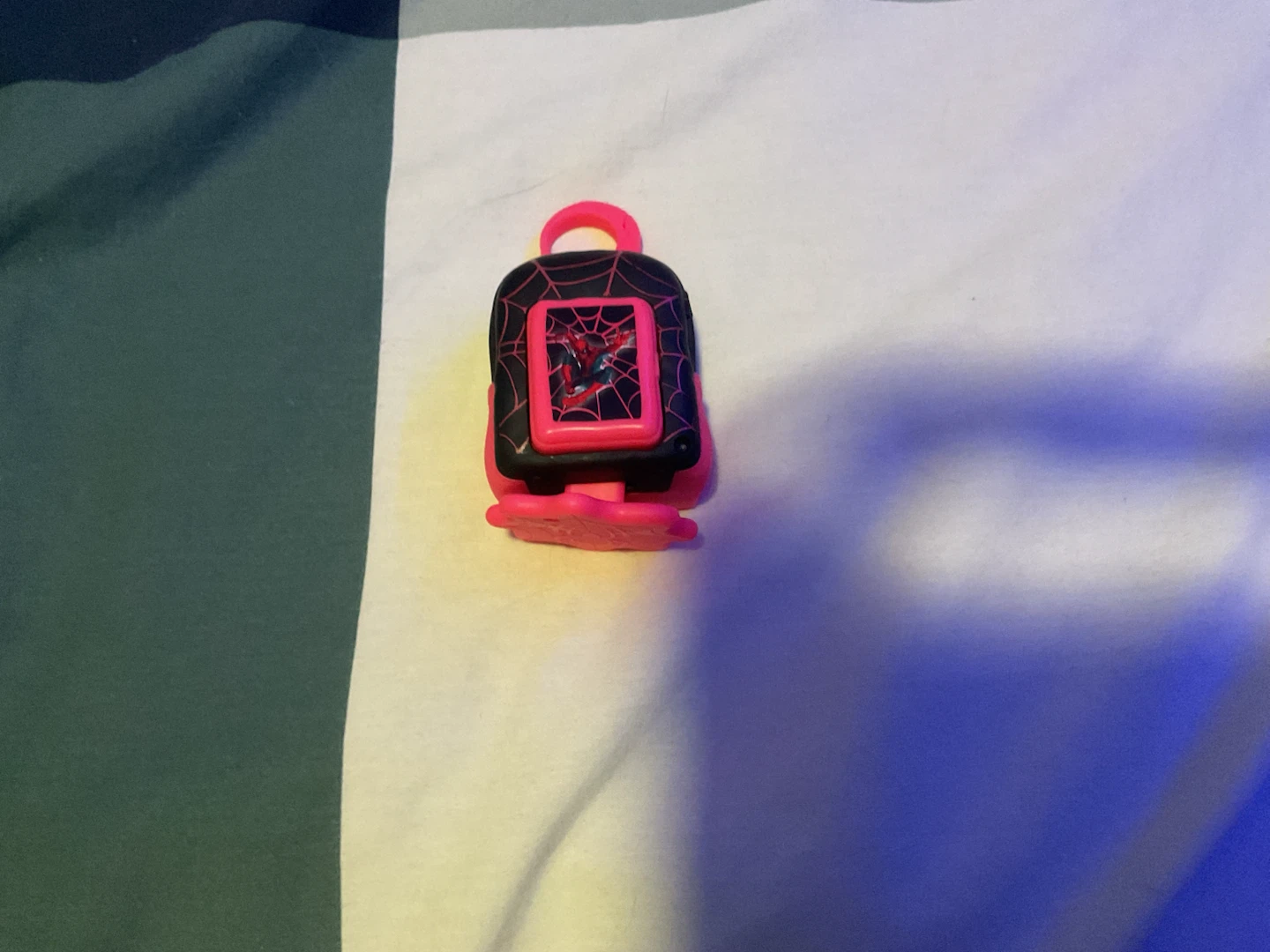 Pink Spider-Man Keychain