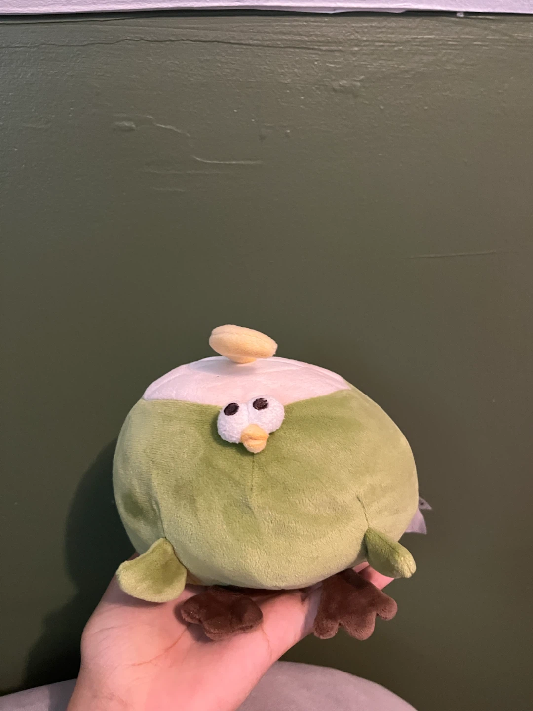 Cute Green Bird Plush Toy