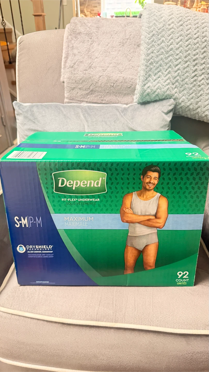 Depend Fit-Flex Underwear S-M-L 92 Count