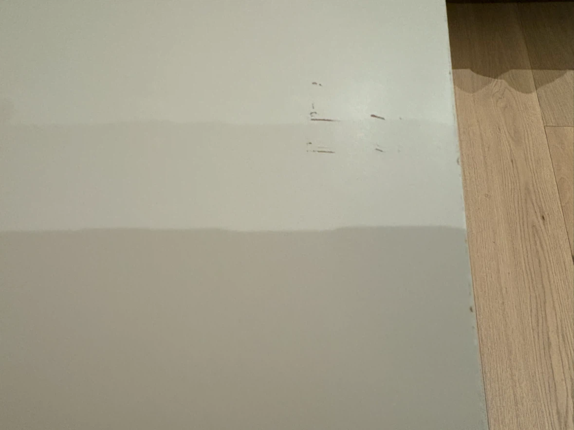 Ikea White Linmon Desk with 4x Black Adils Legs - photo 3