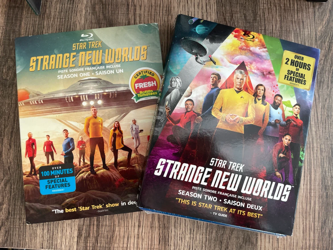 Star Trek Strange New Worlds Season 1 & 2 Blu Ray Sets