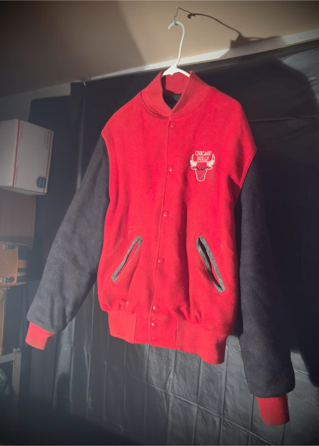 Vintage 80s/90s Holloway Chicago Bulls Varsity Jacket - Men’s L