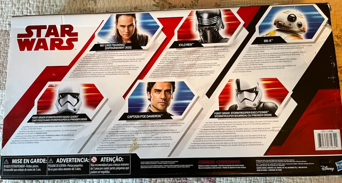 Star Wars: Last Jedi 12” Action Figure set Complete - photo 2