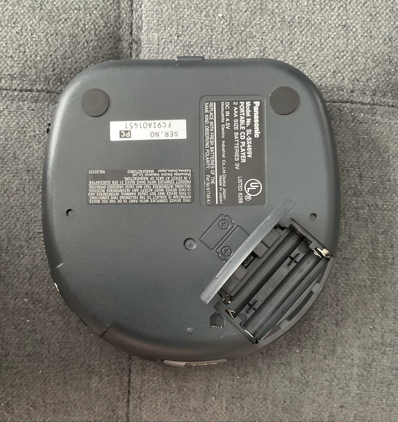 Panasonic SL-SX469V portable CD player - photo 2