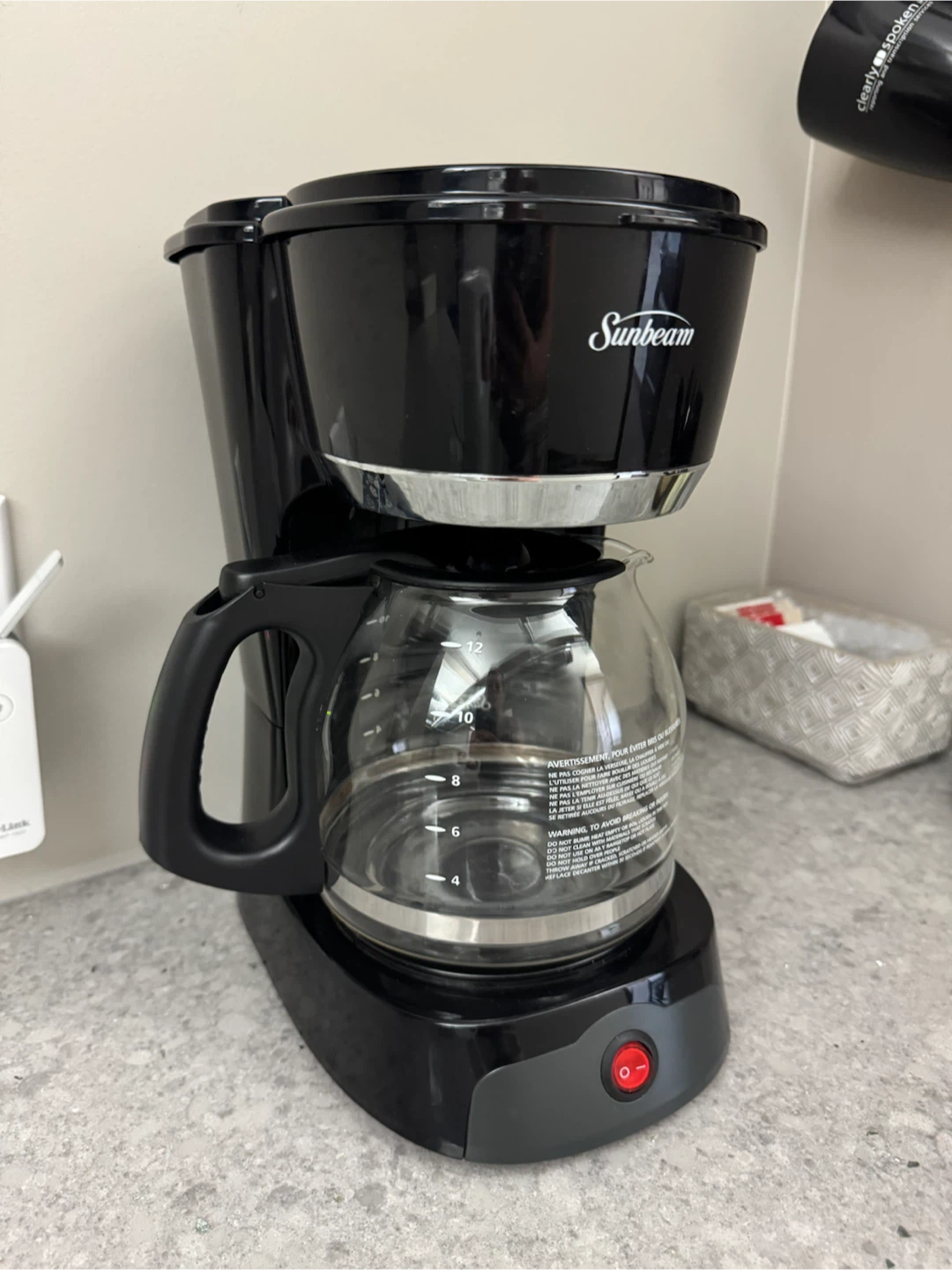 Sunbeam Black Coffee Maker