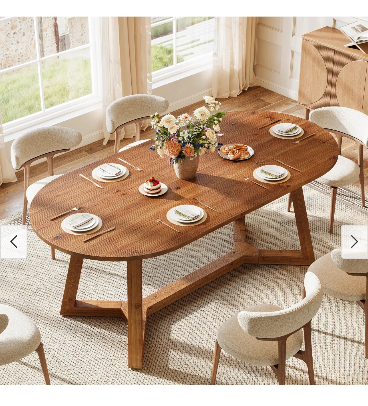 Solid Wood Dining Table