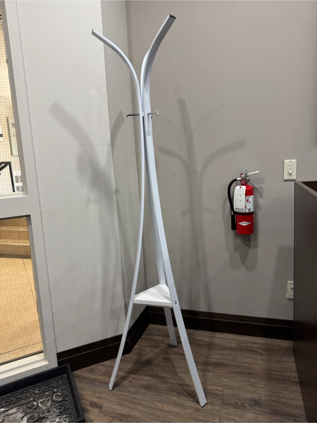 White Coat Rack