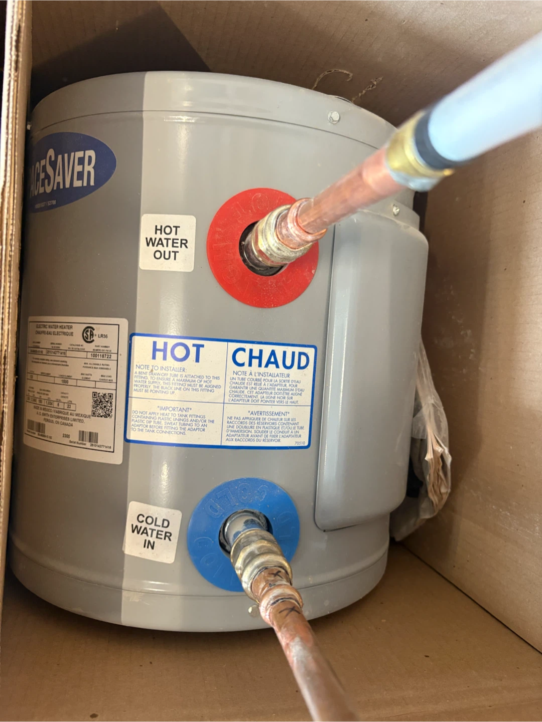 SPACE SAVER 6 Electric Water Heater SS-06SEB-15