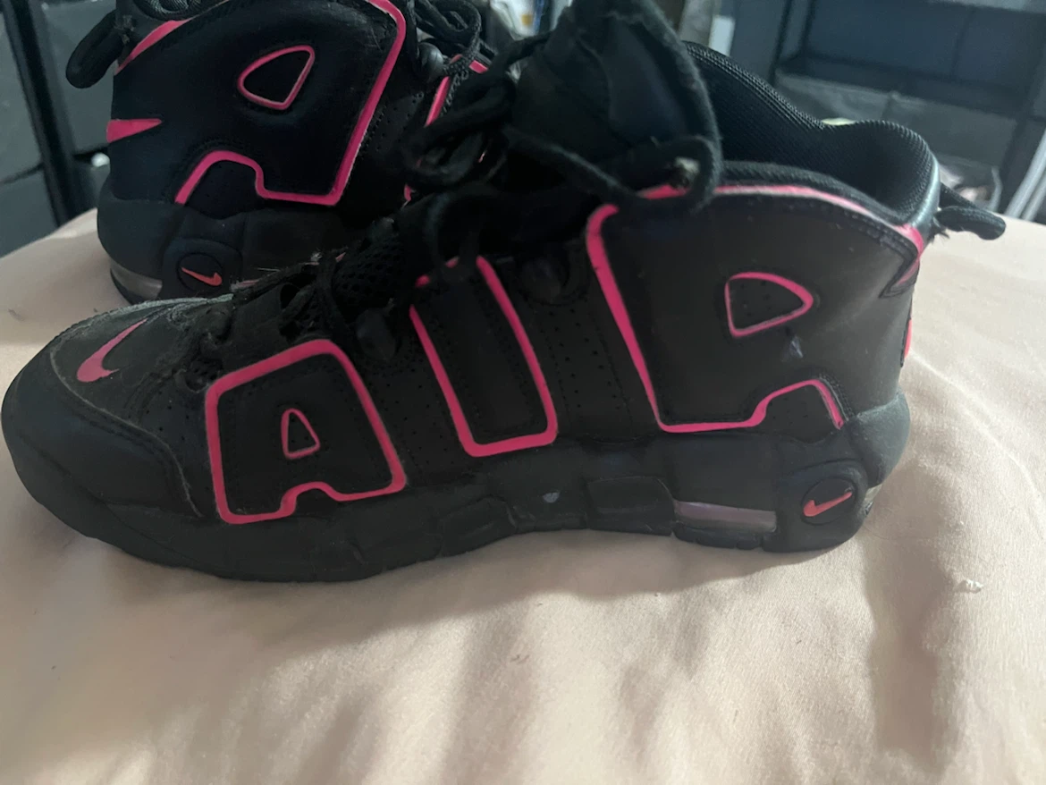 Nike Air More Uptempo (TD) Black Pink Sneakers - photo 2