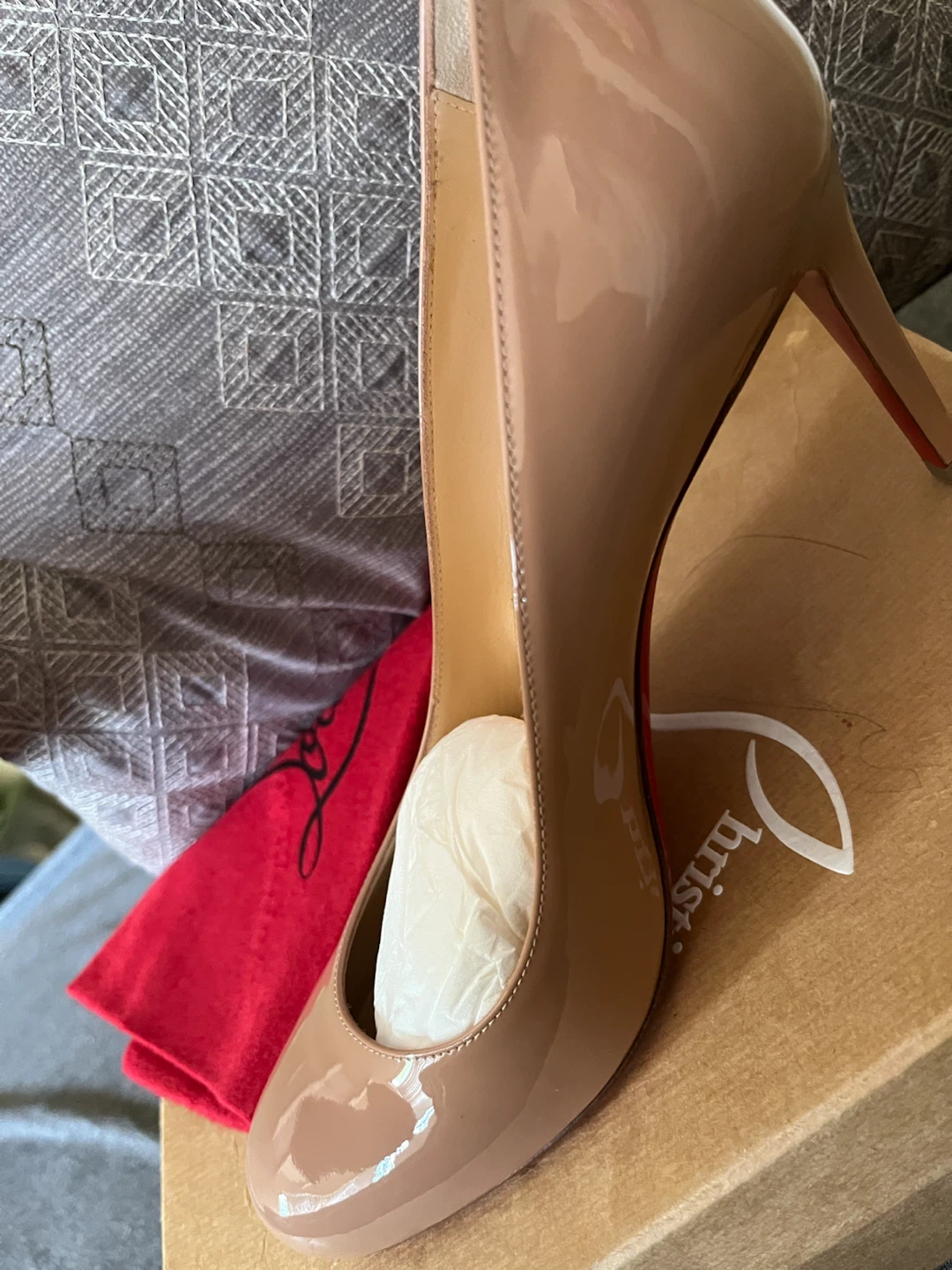 Christian Louboutin "So Kate" Patent Leather Heels