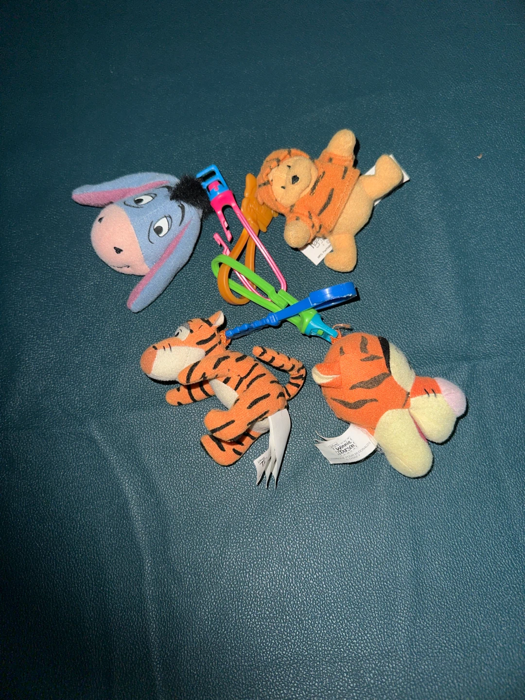Winnie the Pooh Characters Plush Keychains