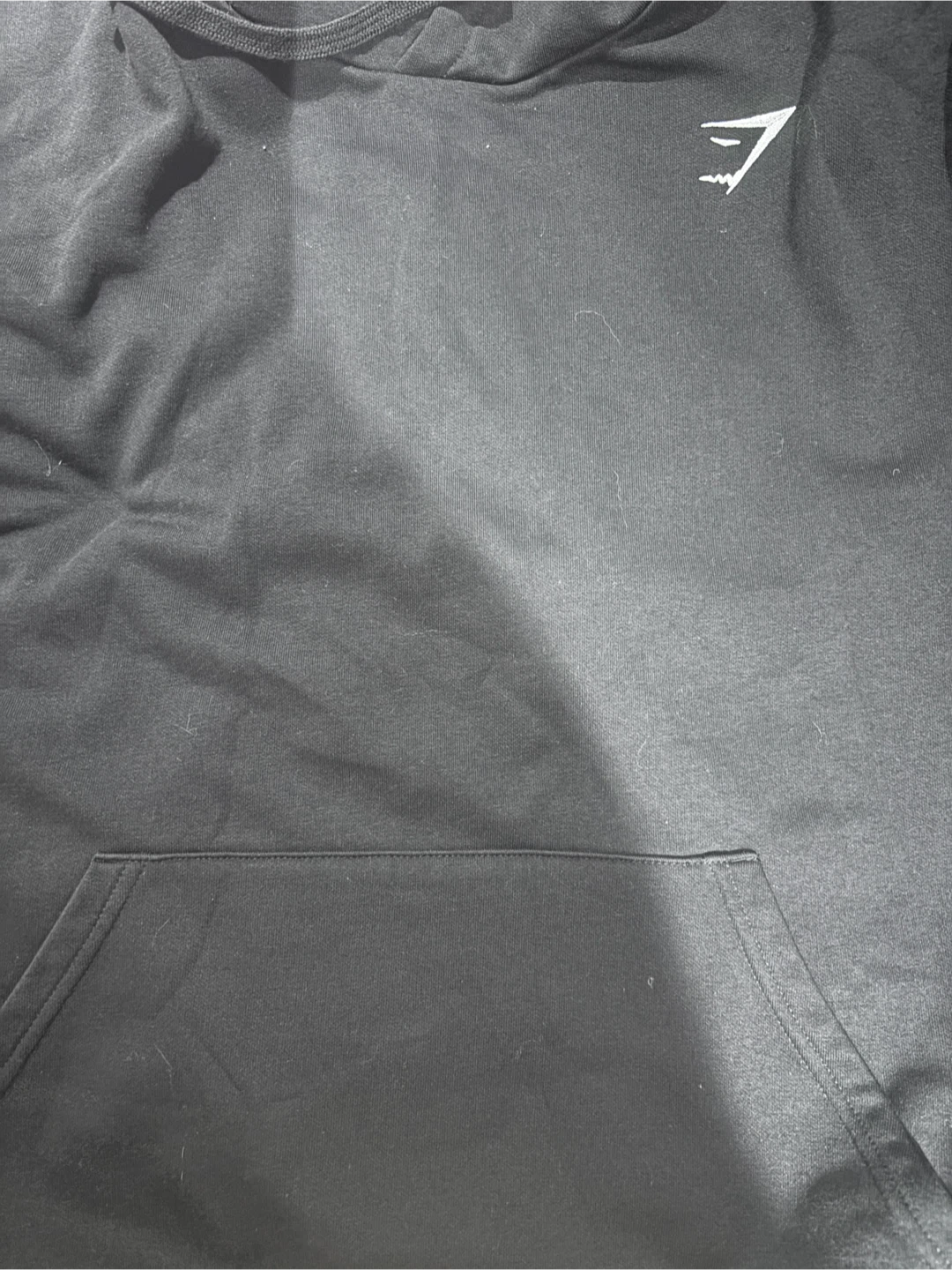 Gymshark Black Hoodie Size L
